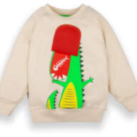 Детский джемпер для мальчика DG-20-23-1 *Зубастики* - Детский джемпер для мальчика DG-20-23-1 *Зубастики*
